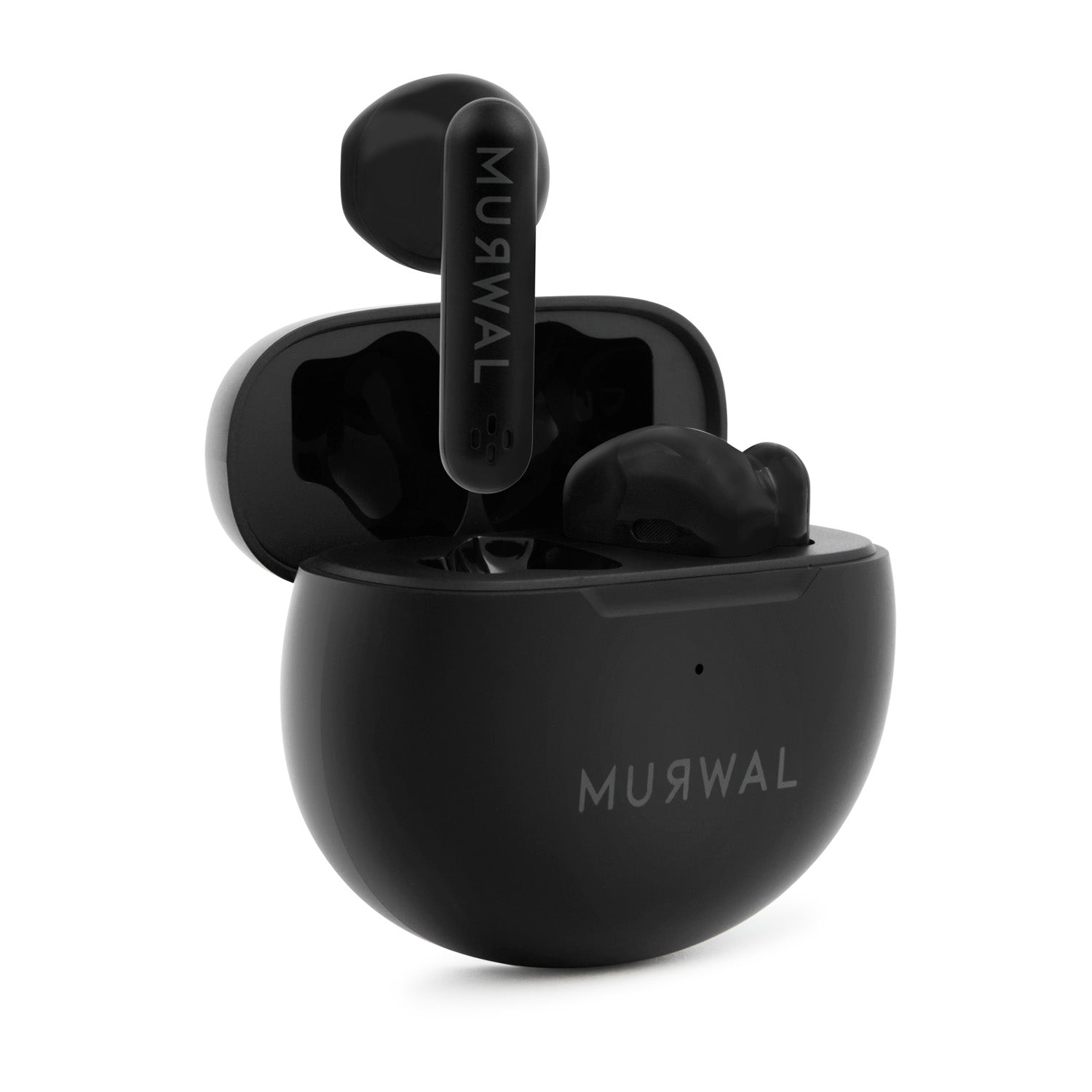 AURICULARES Bluetooth inalámbricos MURWAL GLOBE BLACK EDITION con microfono  20 Horas de reproducción, IPX5 Impermeable, reducción